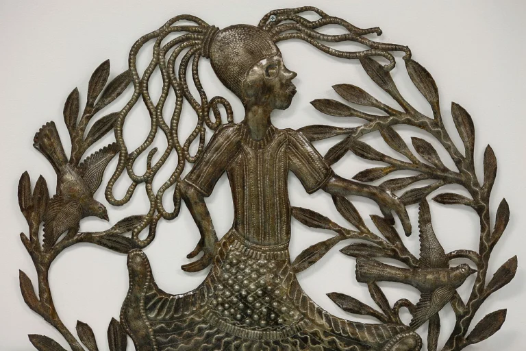 Haitian metal art