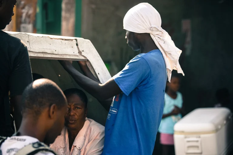 Painted tap-tap, Haiti