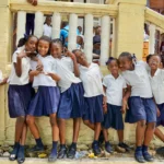Haitian school children