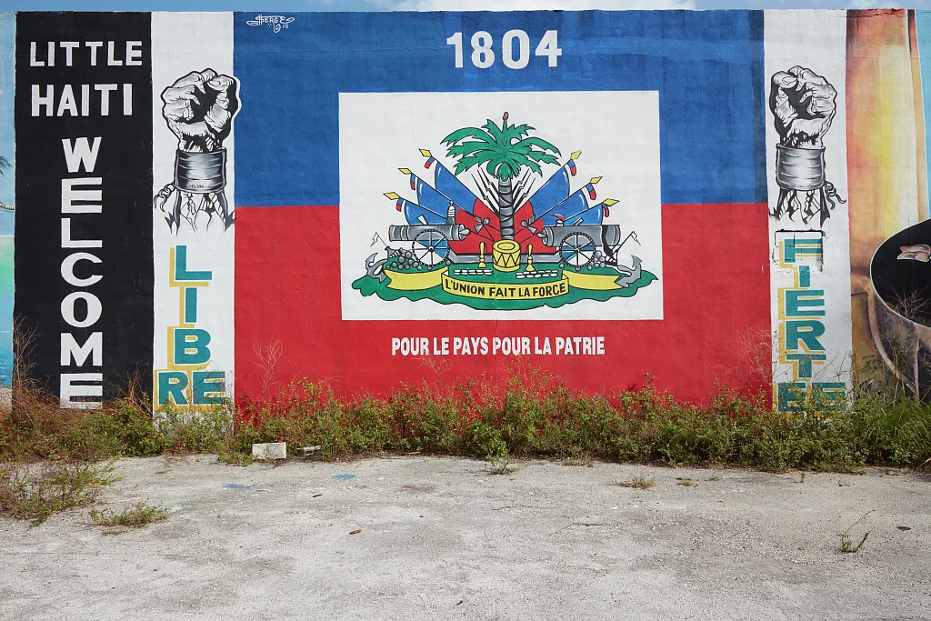 Welcome mural, Little Haiti, Miami