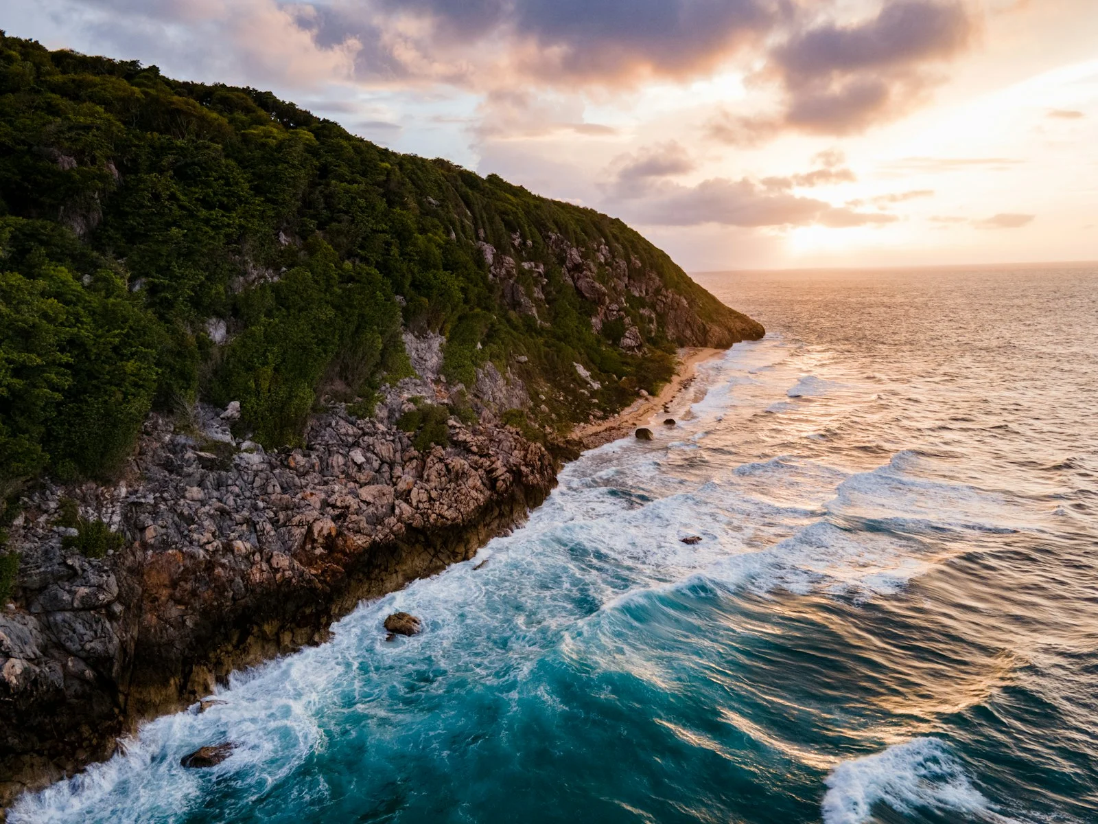 Sunset in Haiti